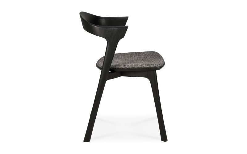 ETHNICRAFT BLACK OAK BOK DINING CHAIR - GREY 