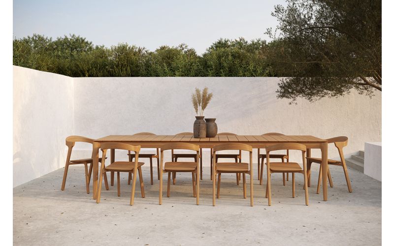 ETHNICRAFT TEAK BOK OUTDOOR DINING TABLE 200x100