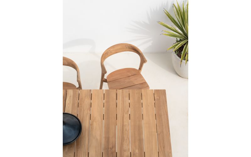 ETHNICRAFT TEAK BOK OUTDOOR DINING TABLE 250x100x76 10271