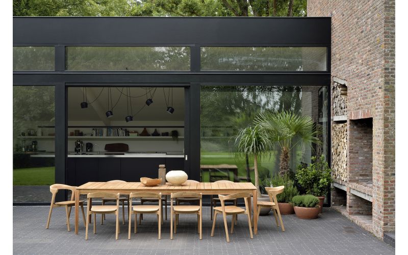 ETHNICRAFT TEAK BOK OUTDOOR DINING TABLE 300x110