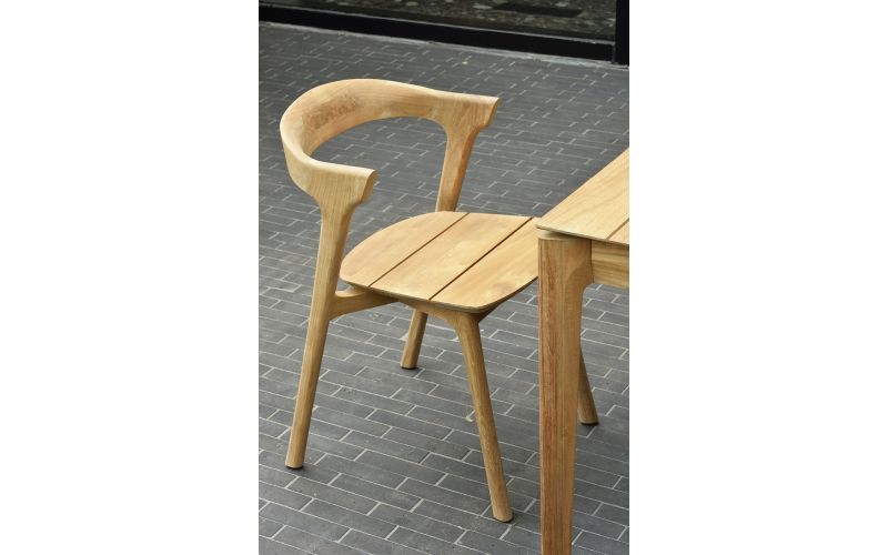ETHNICRAFT TEAK BOK OUTDOOR DINING CHAIR 50x54x76