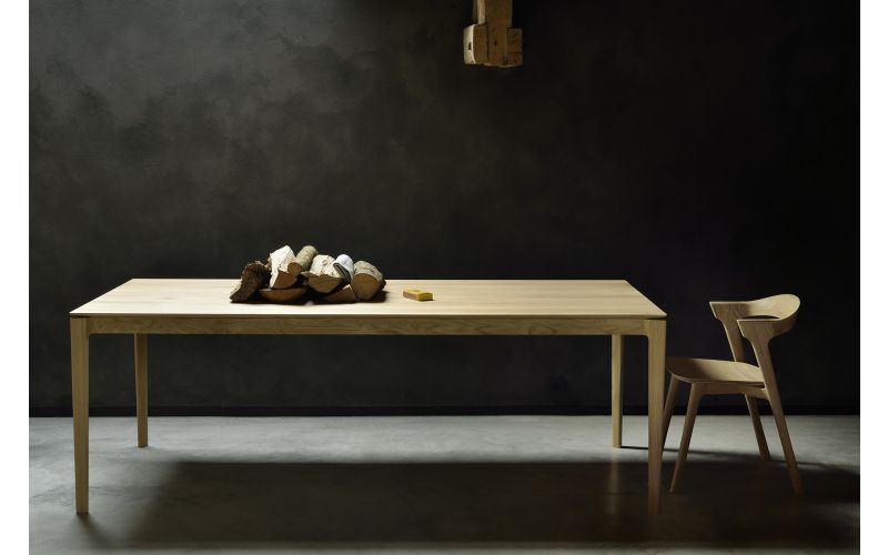 ETHNICRAFT OAK BOK DINING TABLE 160x80x76