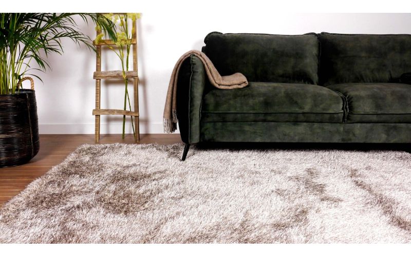 LOVE SHAGGY VLOERKLEED BEIGE