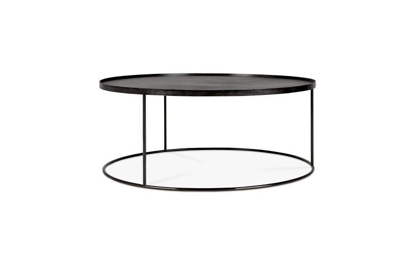  ETHNICRAFT TRAY ROUND COFFEE TABLE 93x93x38