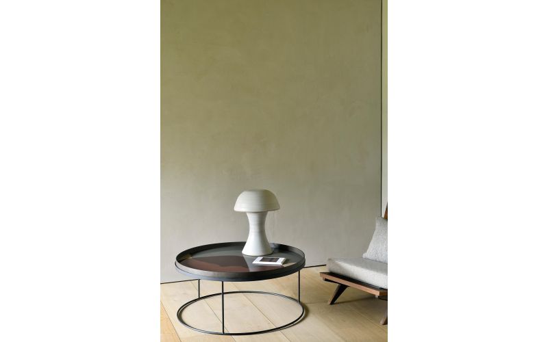  ETHNICRAFT TRAY ROUND COFFEE TABLE 93x93x38