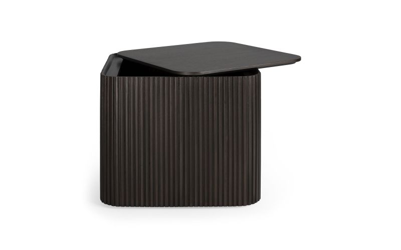 ETHNICRAFT ROLLER MAX SQUARE SIDE TABLE 50x50x40