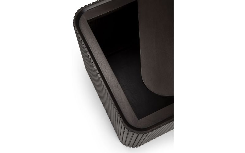 ETHNICRAFT ROLLER MAX SQUARE SIDE TABLE 50x50x40