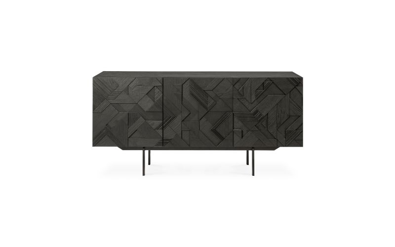 ETHNICRAFT GRAPHIC SIDEBOARD-3 DOORS 168x45x80