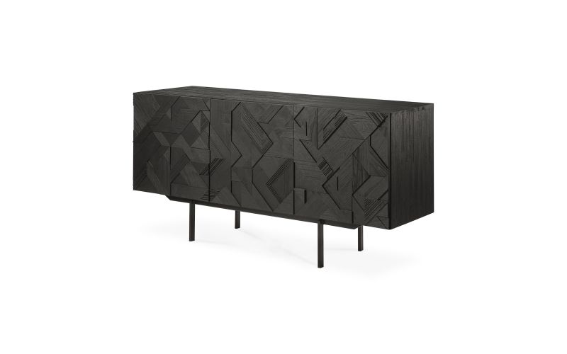 ETHNICRAFT GRAPHIC SIDEBOARD-3 DOORS 168x45x80