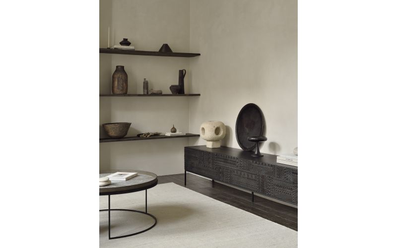 ETHNICRAFT TABWA TV CUPBOARD 1 DOOR-2 DRAWERS