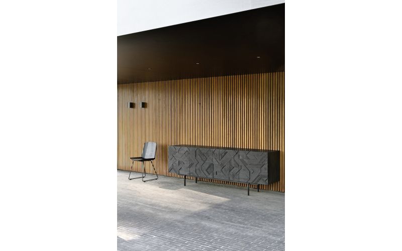 ETHNICRAFT GRAPHIC SIDEBOARD-4 DOORS 224x45x80