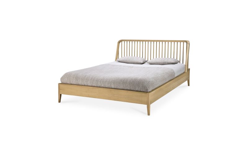ETHNICRAFT OAK SPINDLE BED (WITHOUT SLATS) 170x210