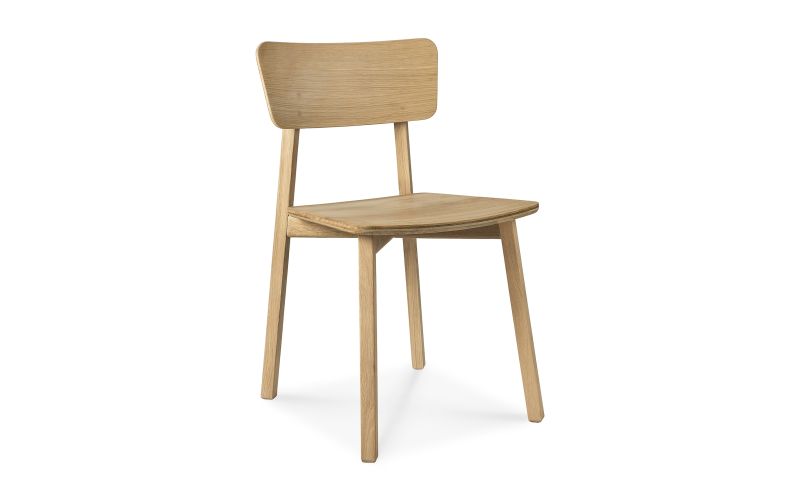 ETHNICRAFT OAK CASALE DINING CHAIR - GEOLIED 