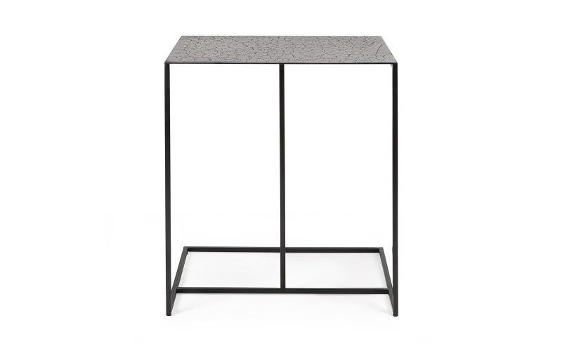 ETHNICRAFT TRIPTIC SIDE TABLE -LAVA TAUPE 45x40x51