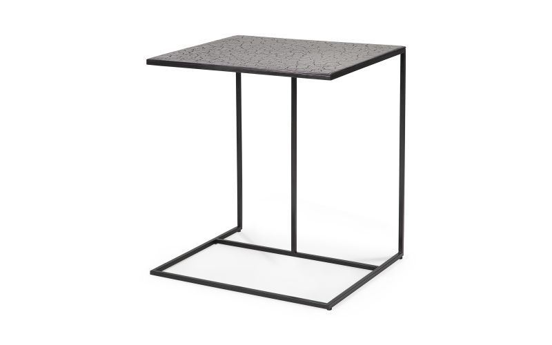 ETHNICRAFT TRIPTIC SIDE TABLE -LAVA TAUPE 45x40x51
