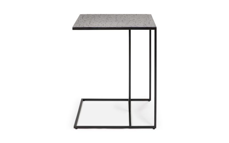 ETHNICRAFT TRIPTIC SIDE TABLE -LAVA TAUPE 45x40x51