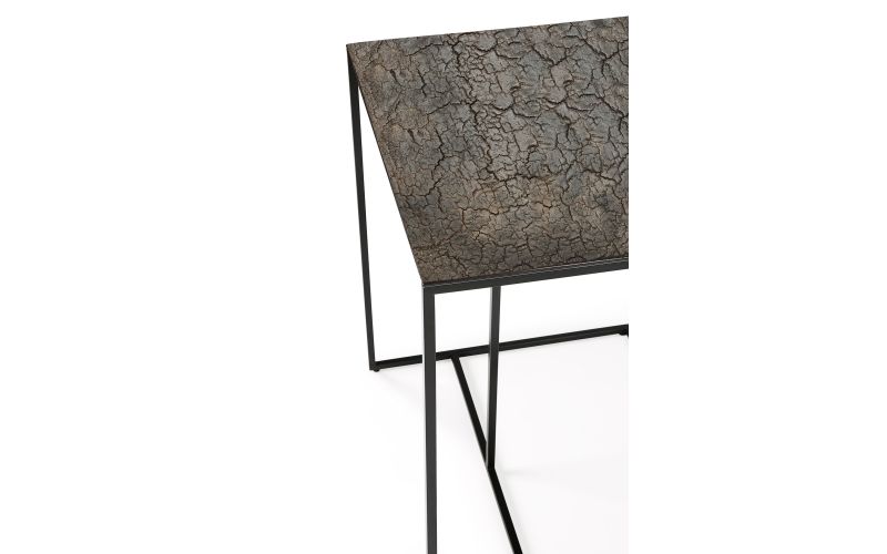 ETHNICRAFT TRIPTIC SIDE TABLE - LAVA WHISKY 
