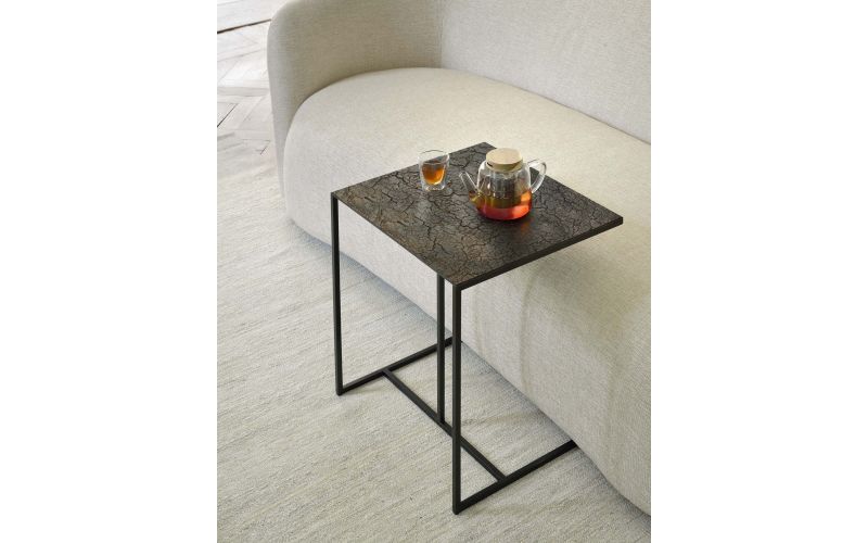 ETHNICRAFT TRIPTIC SIDE TABLE - LAVA WHISKY 