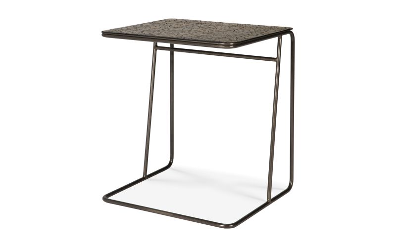 ETHNICRAFT ELLIPSE SIDE TABLE - UMBER 45x40x51