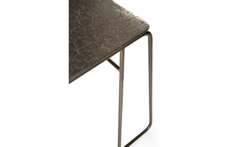 ETHNICRAFT ELLIPSE SIDE TABLE - UMBER 45x40x51