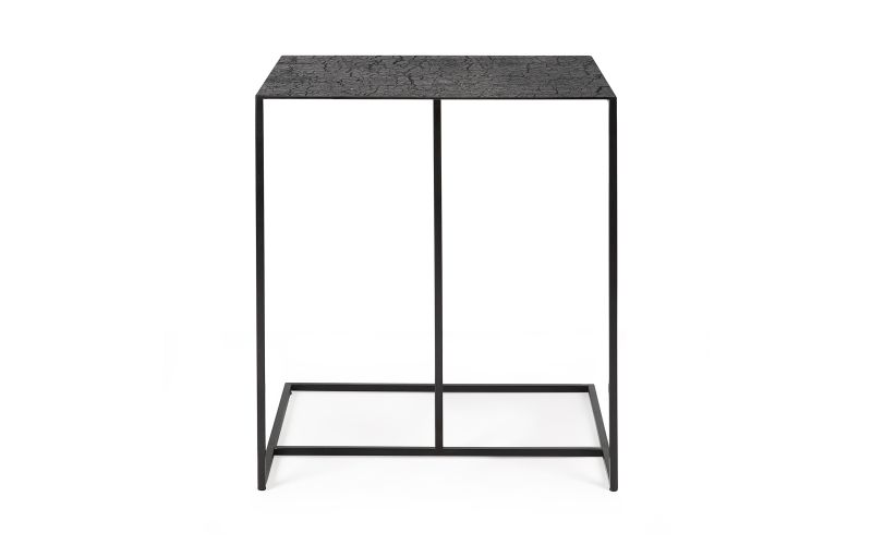 ETHNICRAFT TRIPTIC SIDE TABLE - LAVA - BLACK 
