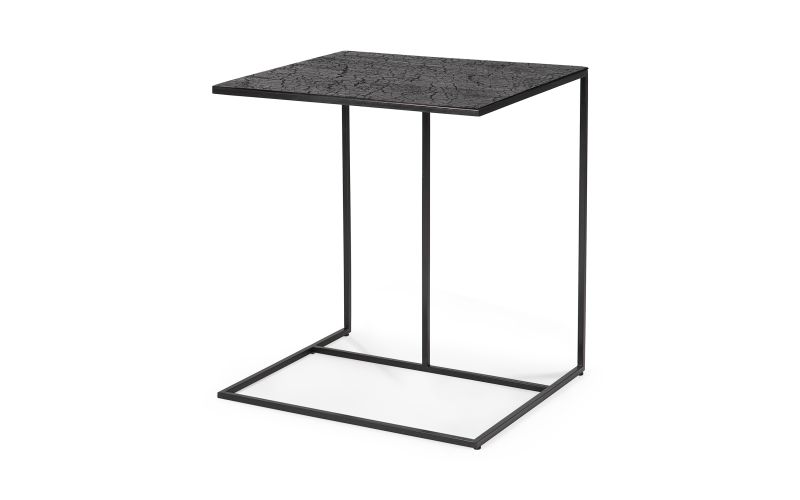 ETHNICRAFT TRIPTIC SIDE TABLE - LAVA - BLACK 