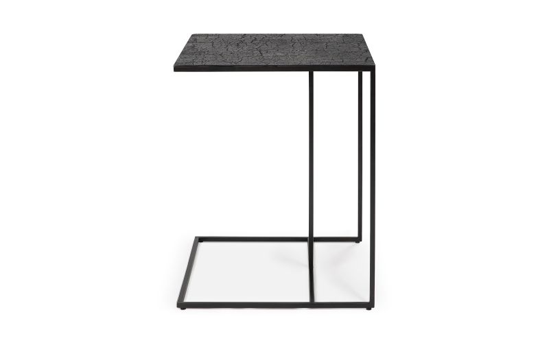 ETHNICRAFT TRIPTIC SIDE TABLE - LAVA - BLACK 