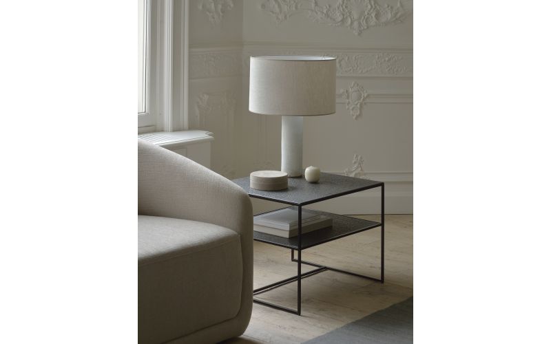 ETHNICRAFT PENTAGON SIDE TABLE - LAVA - WHISKEY 