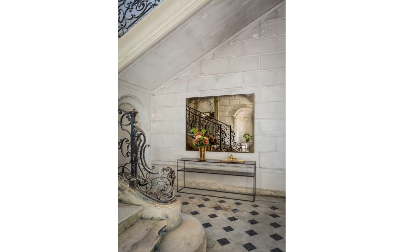 ETHNICRAFT AGED - BRONZE COPPER SOFA CONSOLE