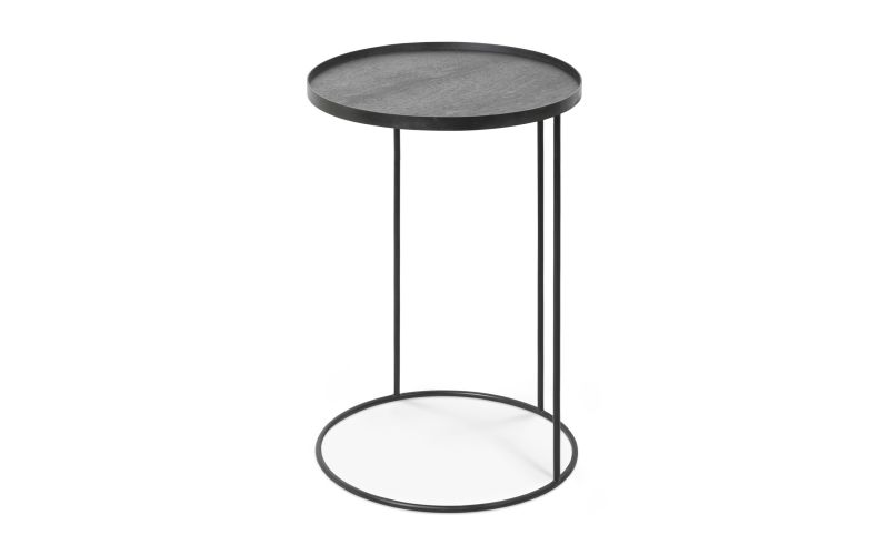 ETHNICRAFT ROUND TRAY SIDE TABLE - S