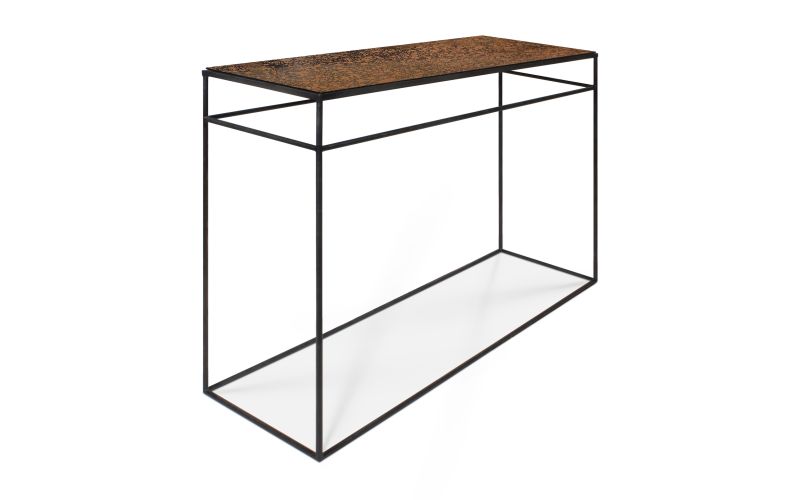 ETHNICRAFT AGED BRONZE COPPER CONSOLE 122x36x81