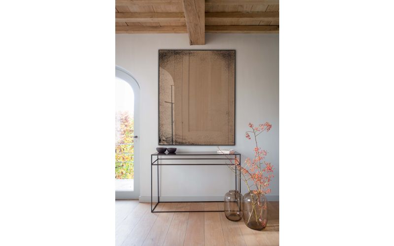 ETHNICRAFT AGED BRONZE COPPER CONSOLE 122x36x81