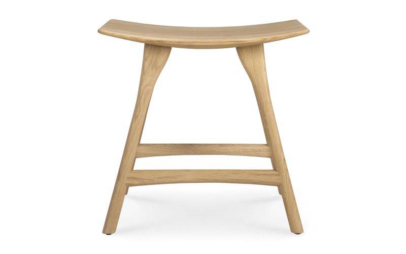ETHNICRAFT OAK OSSO STOOL 50x33x48