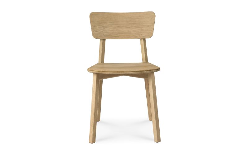 ETHNICRAFT OAK CASALE DINING CHAIR - GEVERNIST