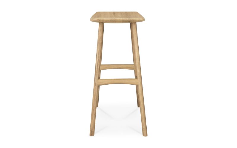 ETHNICRAFT OAK OSSO COUNTER STOOL 57x33x67