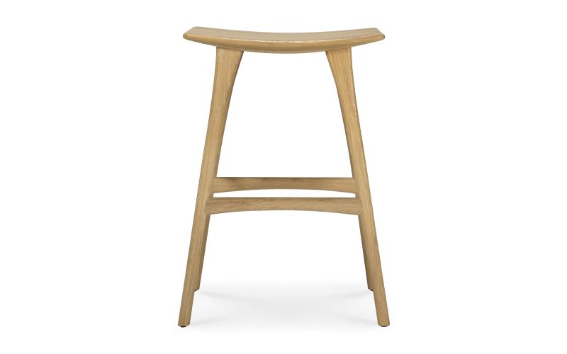 ETHNICRAFT OAK OSSO BAR STOOL 57x33x80