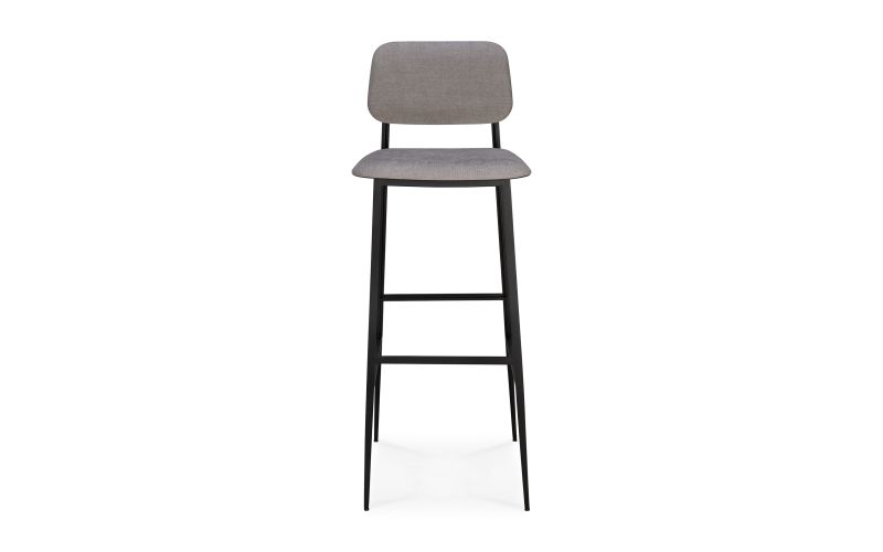 ETHNICRAFT DC BAR STOOL - LIGHT GREY 43x49x112