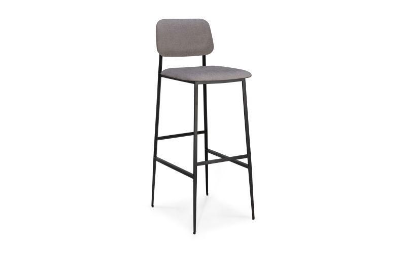 ETHNICRAFT DC BAR STOOL - LIGHT GREY 43x49x112