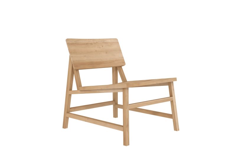 ETHNICRAFT OAK N2 LOUNGE CHAIR 58x69x70