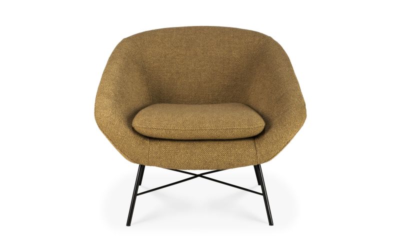 ETHNICRAFT BARROW LOUNGE CHAIR - GINGER