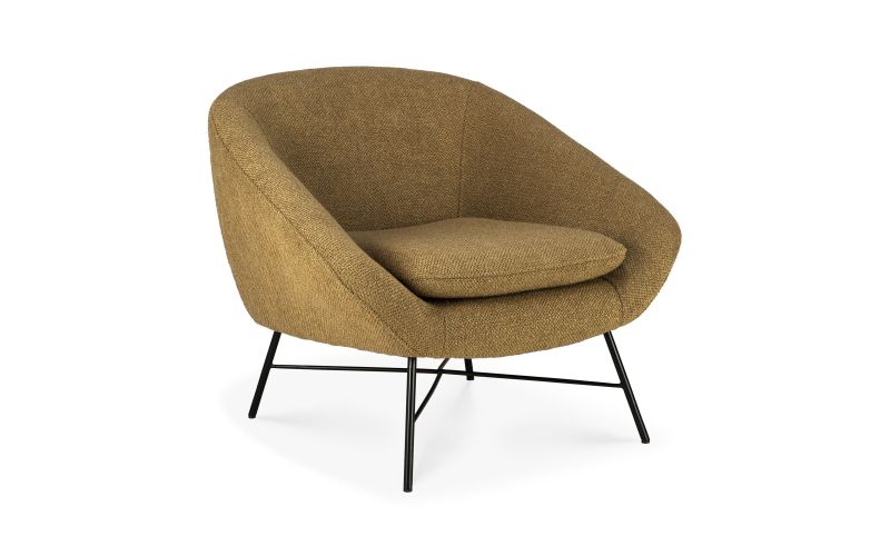 ETHNICRAFT BARROW LOUNGE CHAIR - GINGER