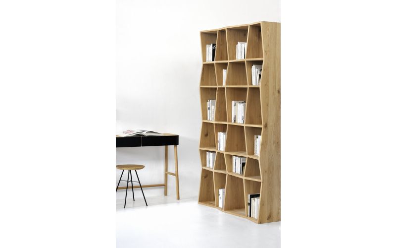 ETHNICRAFT OAK Z RACK SMALL 93x38x207 