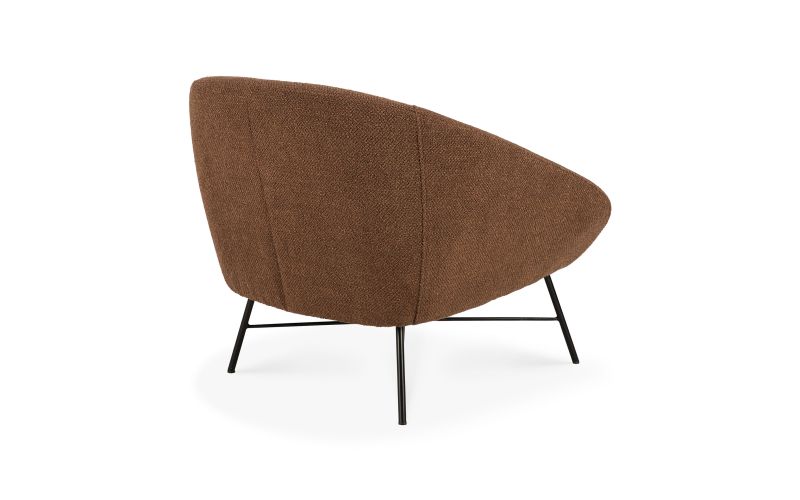 ETHNICRAFT BARROW LOUNGE CHAIR - COPPER