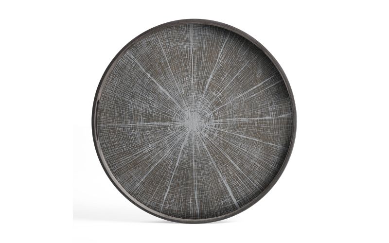 ETHNICRAFT SLICE TRAY - WOOD - WHITE - 48x48x4