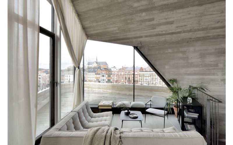 ETHNICRAFT DC LOUNGE CHAIR - LIGHT GREY  