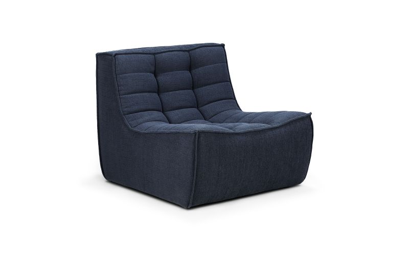 ETHNICRAFT N701 SOFA-1 SEATER-GRAPHITE 80x91x76