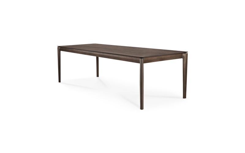 ETHNICRAFT BROWN OAK BOK DINING TABLE 200x95x76
