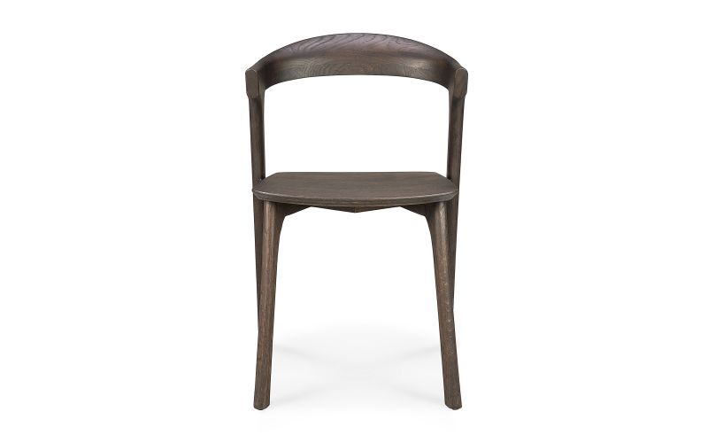 ETHNICRAFT BROWN OAK BOK DINING CHAIR 50x54x76