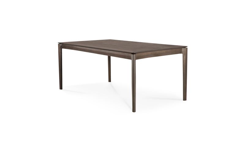 ETHNICRAFT BROWN OAK BOK DINING TABLE 160x80x76