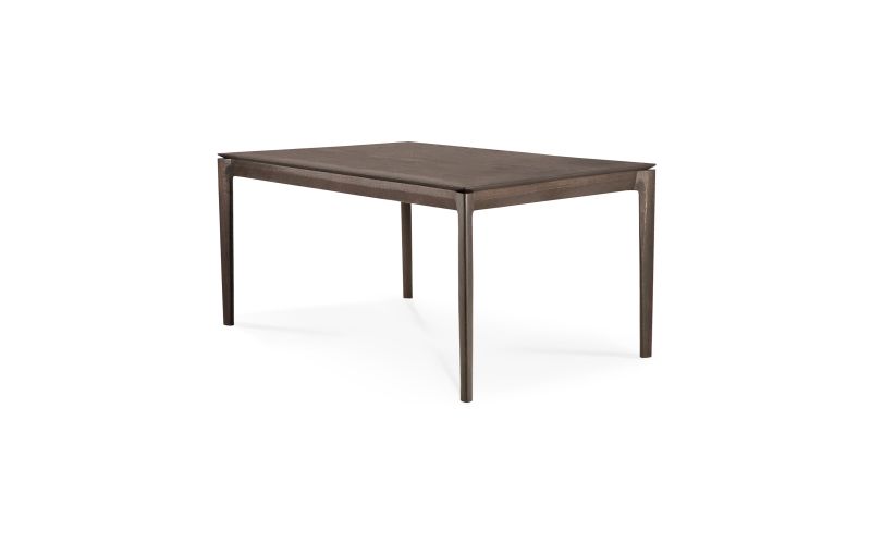 ETHNICRAFT BROWN OAK BOK DINING TABLE 140x80x76